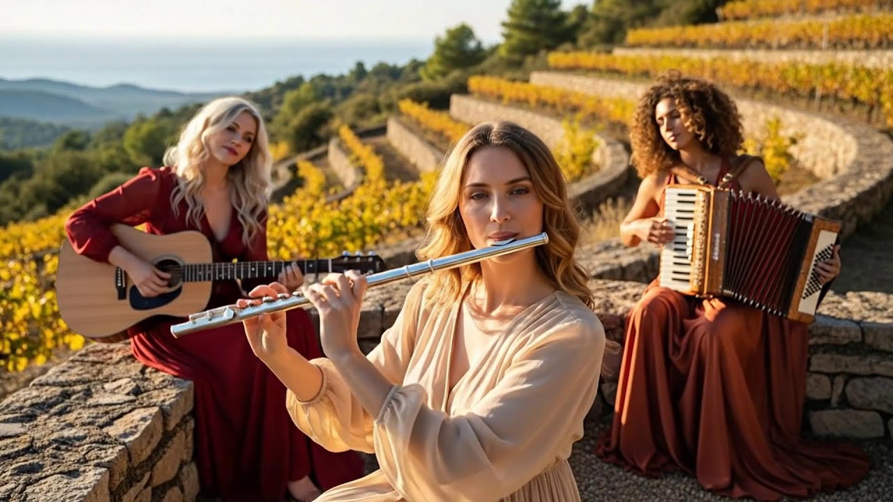 Sunset Sonata in Spain | Cinematic Flamenco Guitar, Sax, Accordion & Flute