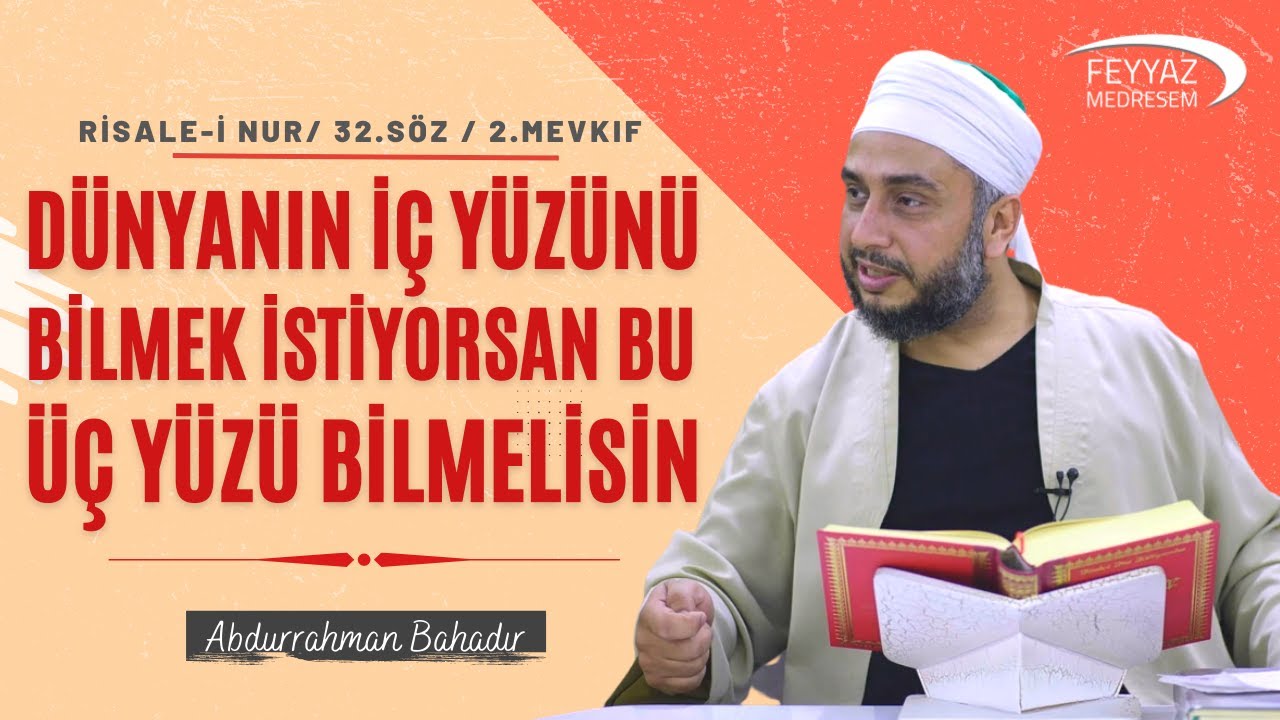 Dünyanın iç yüzünü bilmek istiyorsan bu üç yüzü bilmelisin