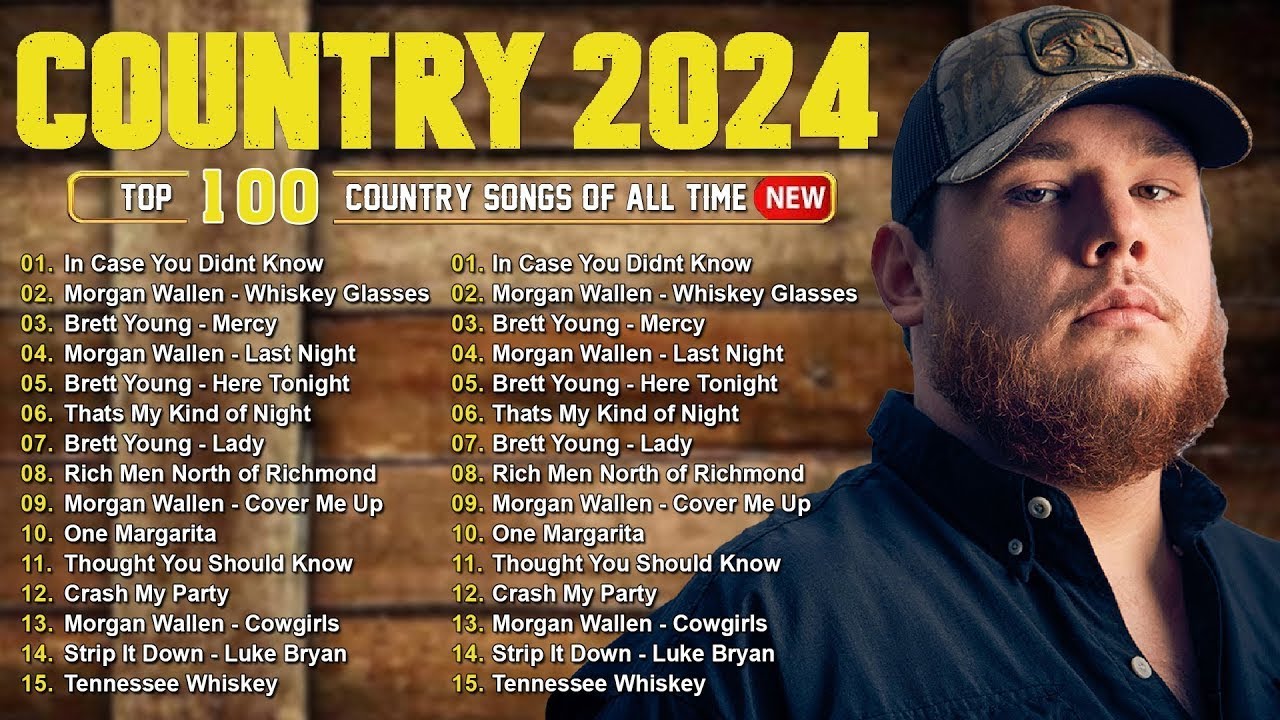 Country Music 2024 Luke Combs, Kane Brown, Jason Aldean, Luke Bryan, Morgan Wallen, Chris Stapleton
