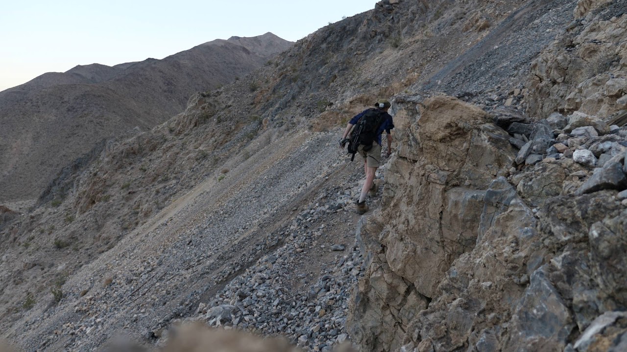 Minietta mine tour  staged hiking shot