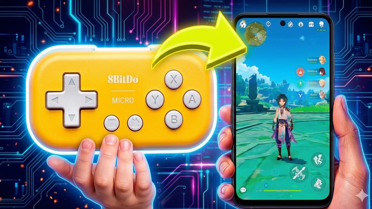 Cómo CONECTAR MANDO 8BitDo Micro en ANDROID en 2 minutos
