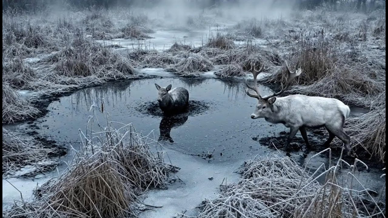 Silent White Deer Rescue in the Misty Forest | HopePaws Animal Mission &ndash; Paws, Tails & Hope