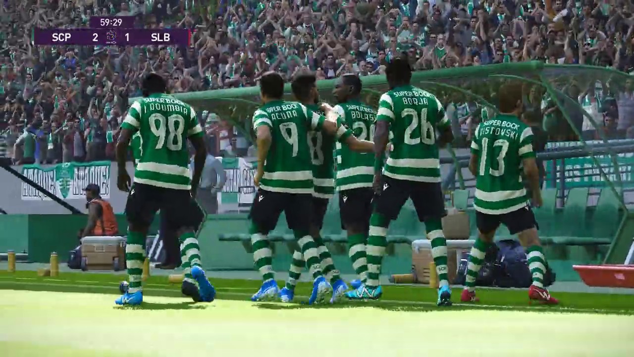 Pes 2020  | Sporting Lisbon vs  Benfica | PC Gameplay | Derby and Rivalries - Game 4