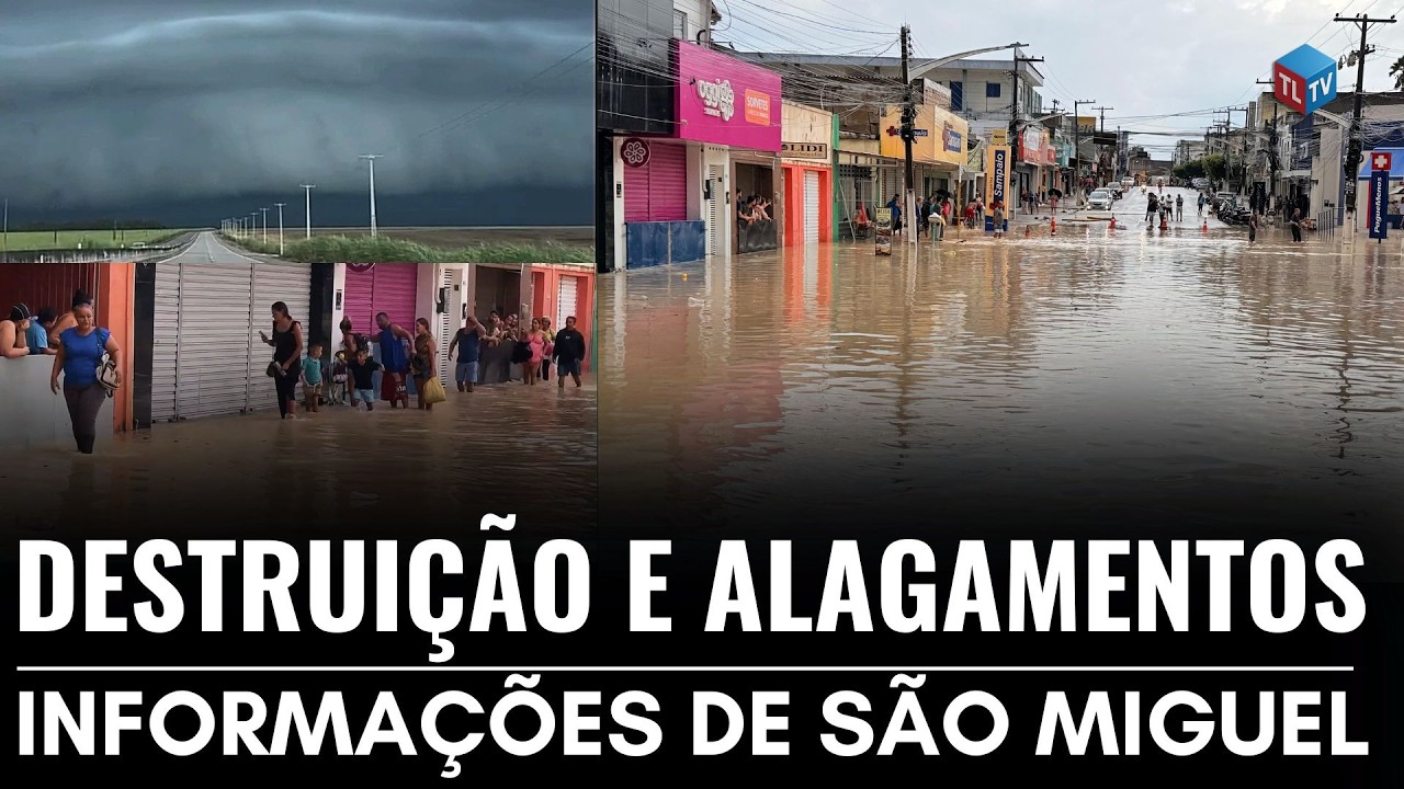 VIDEOS E INFORMAÇÕES SOBRE FORTE CHUVA EM SÃO MIGUEL DOS CAMPOS