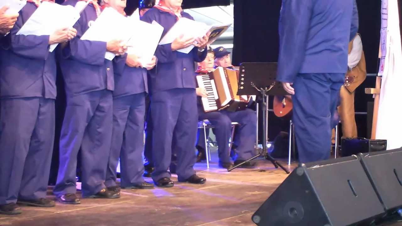 Genker mijnwerkerskoor met het lied Gluck Auf