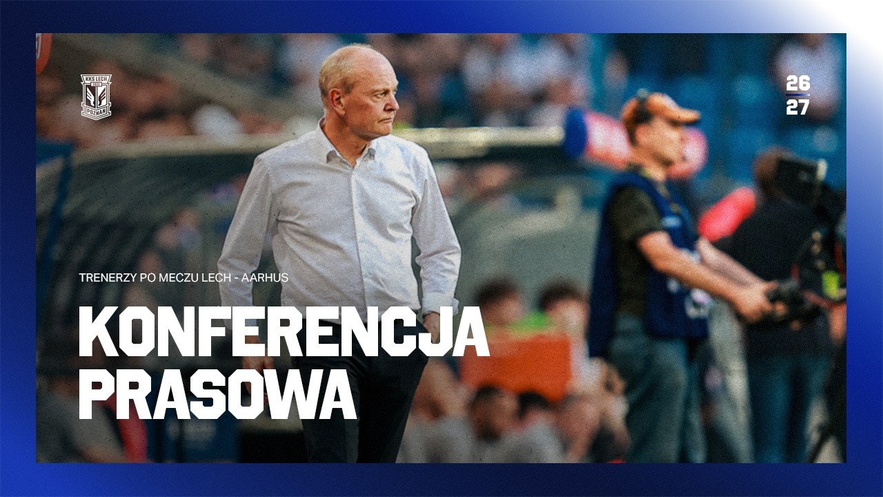 KONFERENCJA PRASOWA | Trener Niels Frederiksen po meczu Lech - Aarhus