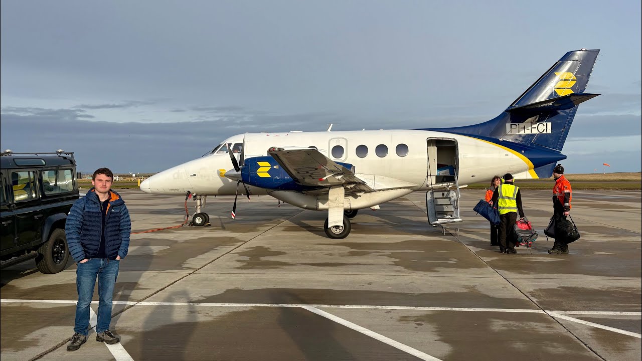BAe Jetstream 32 - Wick John O&rsquo;Groats (WIC) to Aberdeen (ABZ) - Onboard takeoff & landing