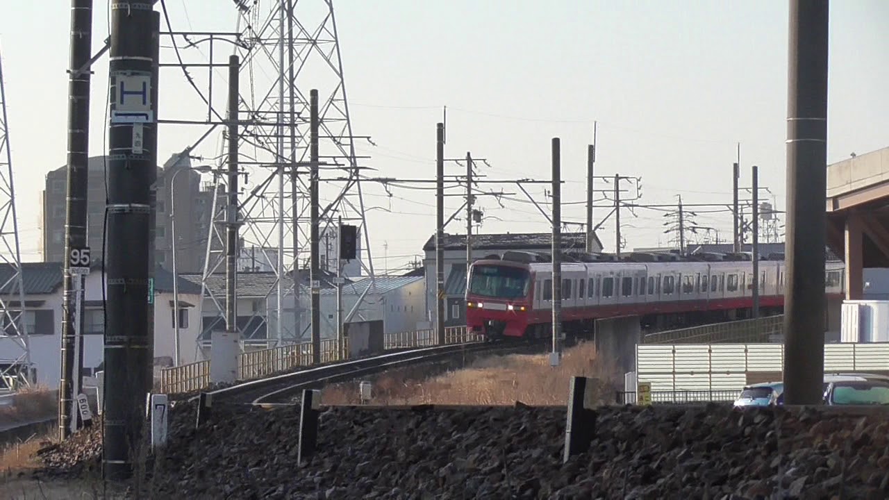 西尾特急を外撮りしてみた  特急名古屋行き  西尾口～桜町前間通過