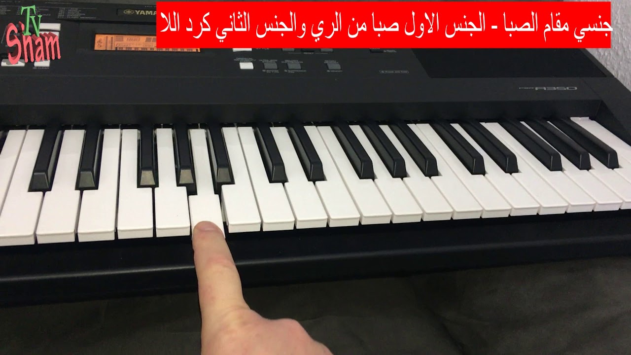 أجناس المقامات الموسيقية , جنس مقام الصبا  - الدرس السادس . المنشد ياسين باطية