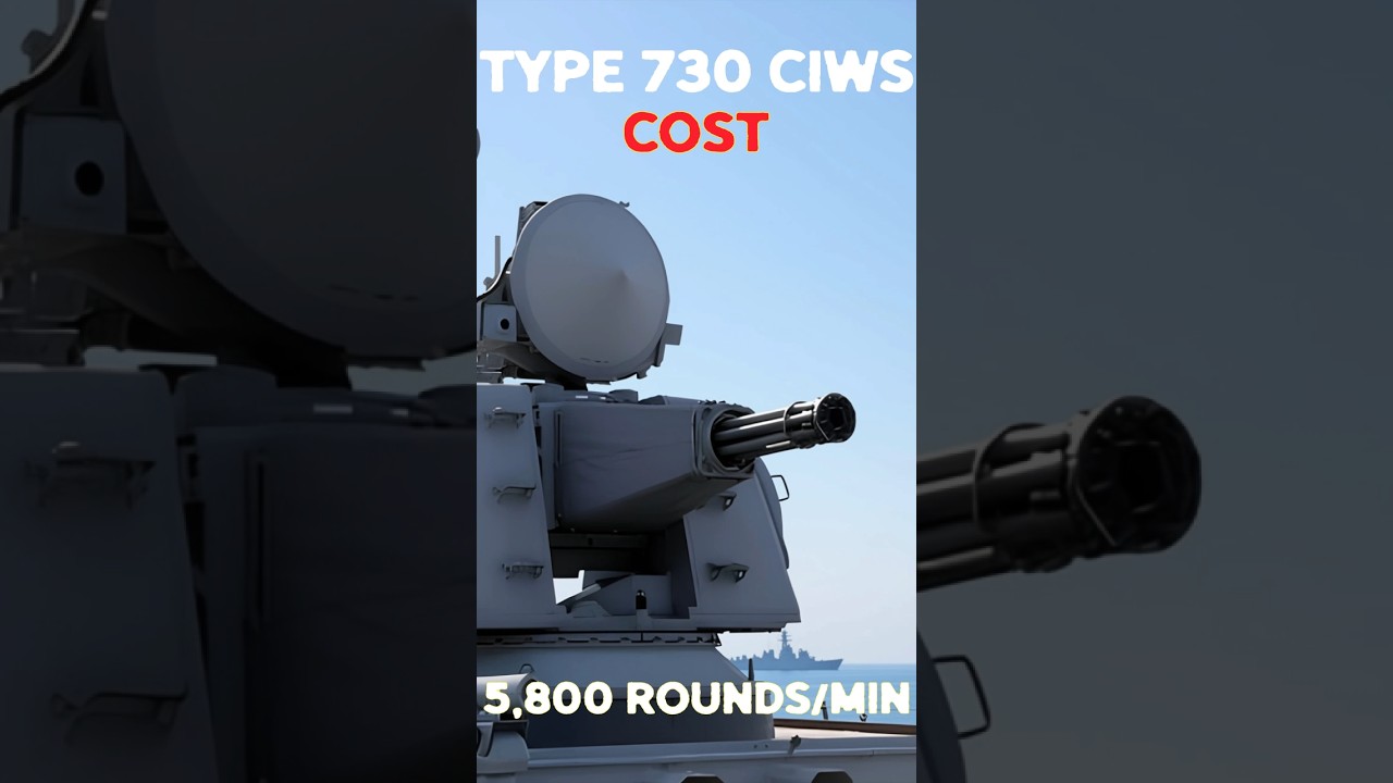 China&rsquo;s Latest Destroyer Gatling Cannon&mdash; Firing Cost Exposed!