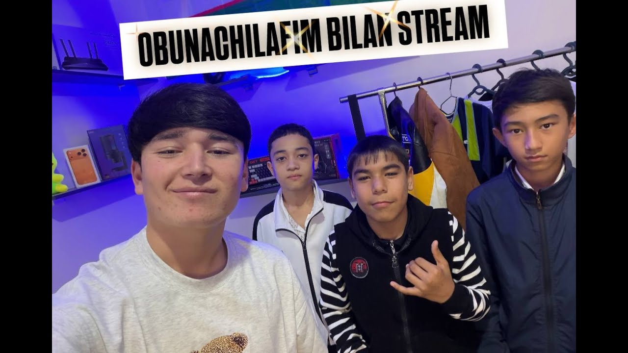 OBUNACHILARIM BILAN STREAM