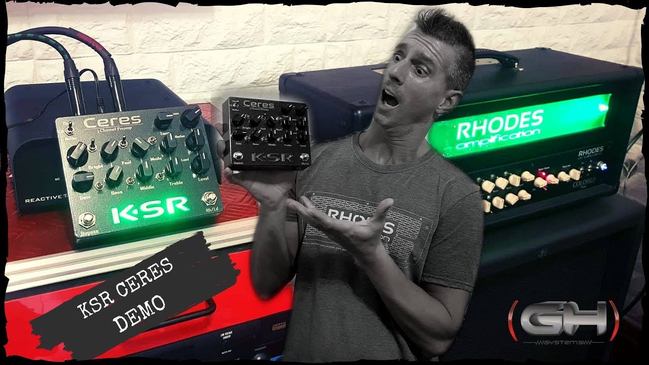 KSR Amps Ceres Preamp Pedal Demo