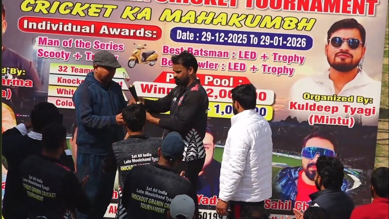 Highlights -Semi Final-2 -Kachera VS JAWLI WARRIORS XI|1st Moolchand tyagi knockout Gramin tournamen