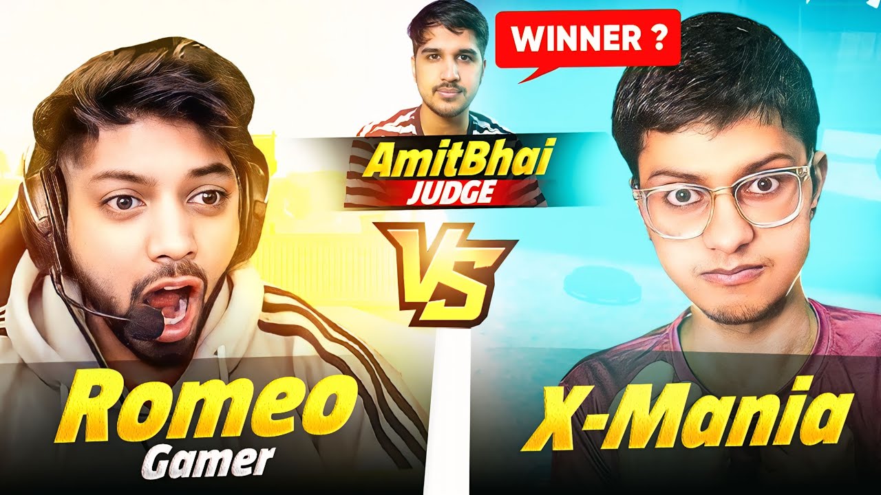 Romeo Gamer Vs Xmania 🔥 Mobile Player Vs Mobile Player🤡 Best Aukat Clash Squad- Free Fire Max