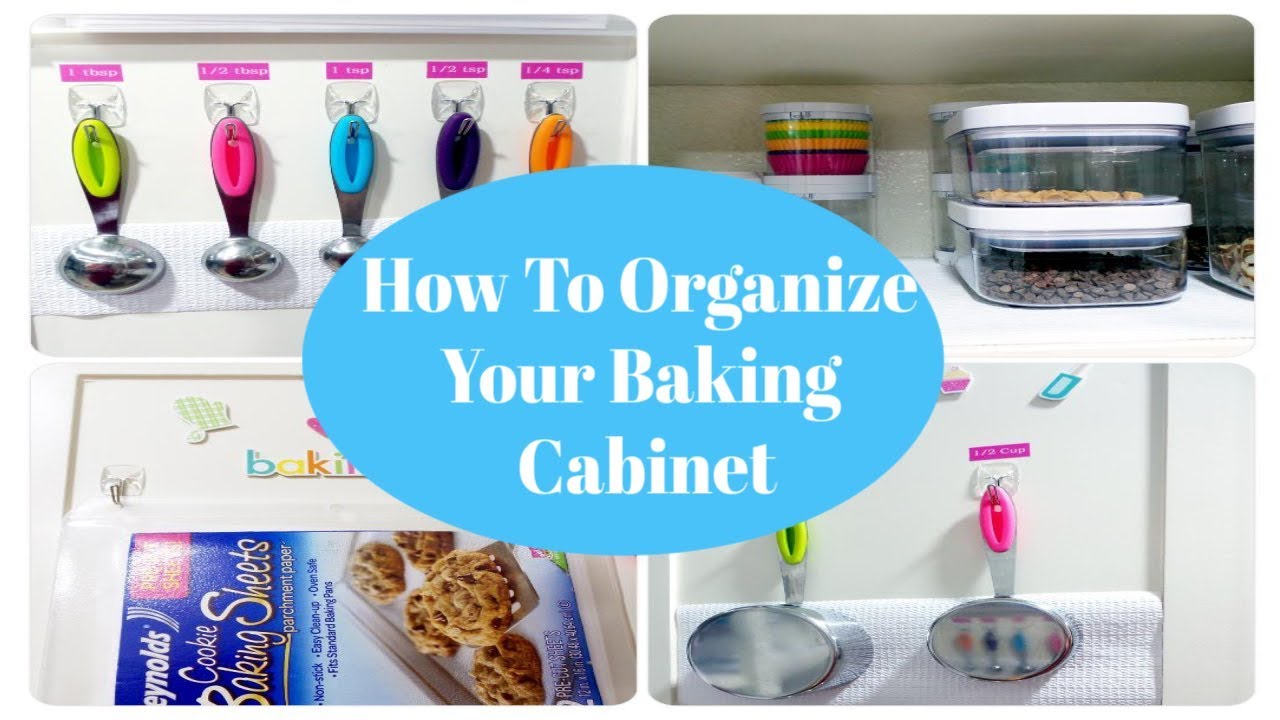 Baking Cabinet Organization