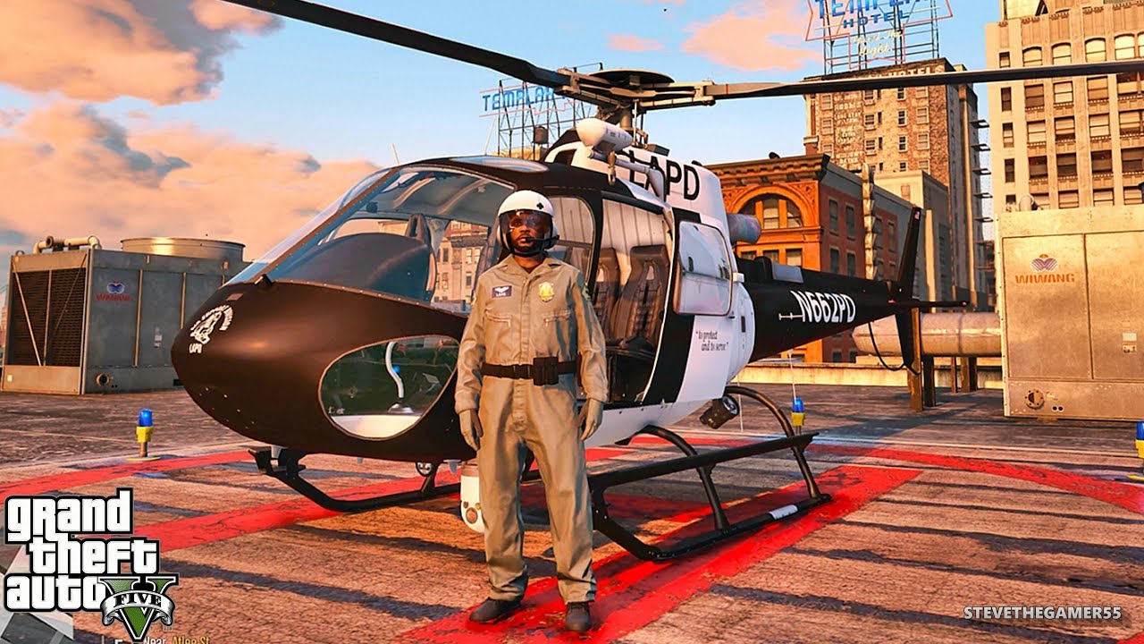 МОДЫ GTA 5 LSPDFR 916 - ВЕРТОЛЕТНЫЙ ПАТРУЛЬ!!! (МОД GTA 5 ДЛЯ РЕАЛЬНОЙ ЖИЗНИ НА ПК)