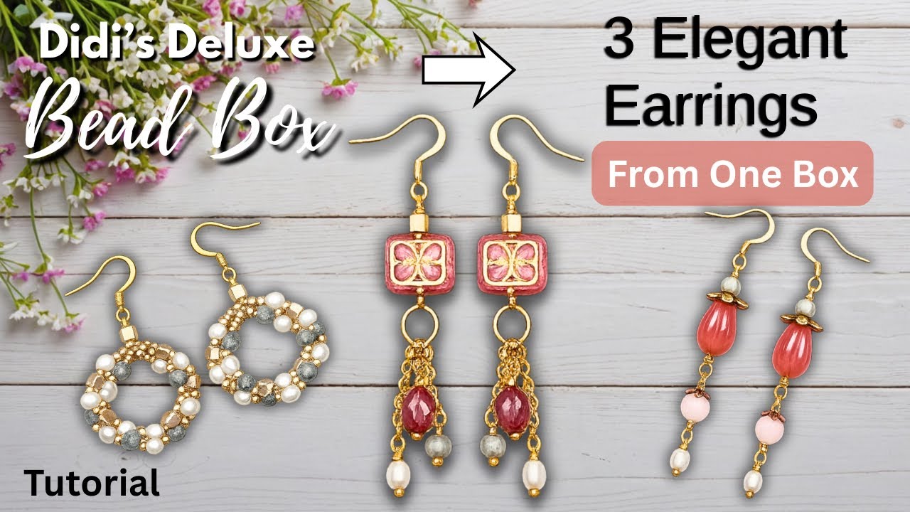 I Picked THESE Beads For Earrings &mdash; Jewelry Unboxing + Earring Tutorial