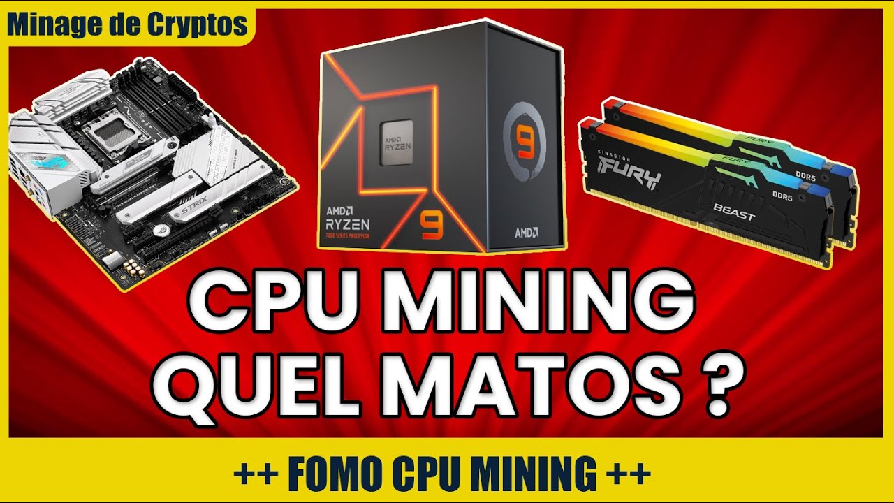 Quel Matos pour monter un Rig CPU ? Je t'explique tout dans cette vid&eacute;o.