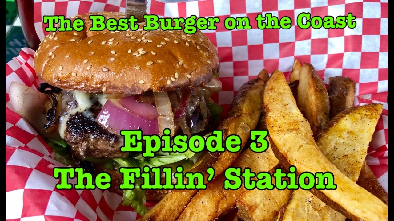 Where to find the Best Burger on the Coast:  Episode 3. The Fillin' Station in Biloxi, MS