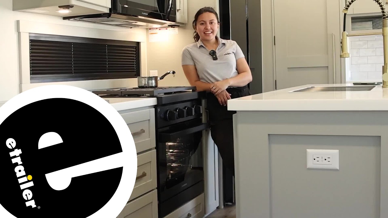 A Closer Look at the Furrion Chef Collection Propane RV Range in a 2025 Brinkley Model Z Fifth Wheel