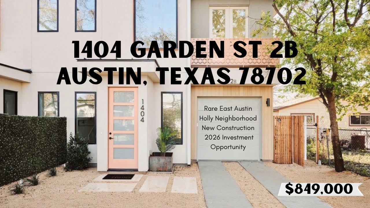Inside a Brand New East Austin Home - January 2026 Construction Home Tour