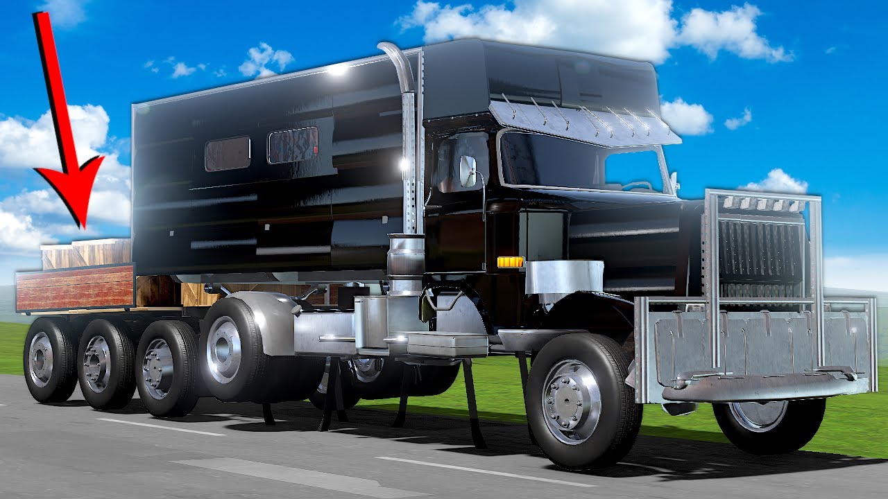 I Built a DECK on my SEMI TRUCK! (The Long Drive)
