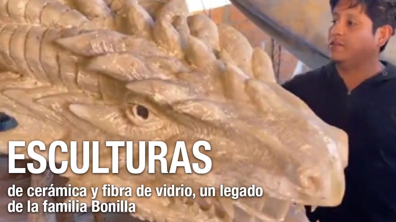 Esculturas de cerámica y fibra de vidrio, un legado de la familia Bonilla