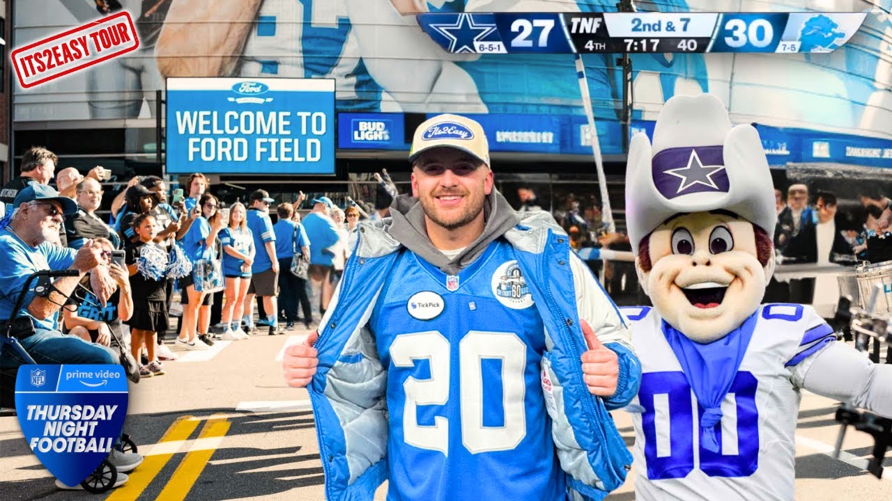INSIDE ELECTRIC TNF GAME BETWEEN COWBOYS & LIONS