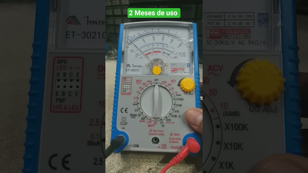 Minipa ET-3021C #multimetro #minipa #multiteste #eletronica #bancada  #reparo #conserto #vintage