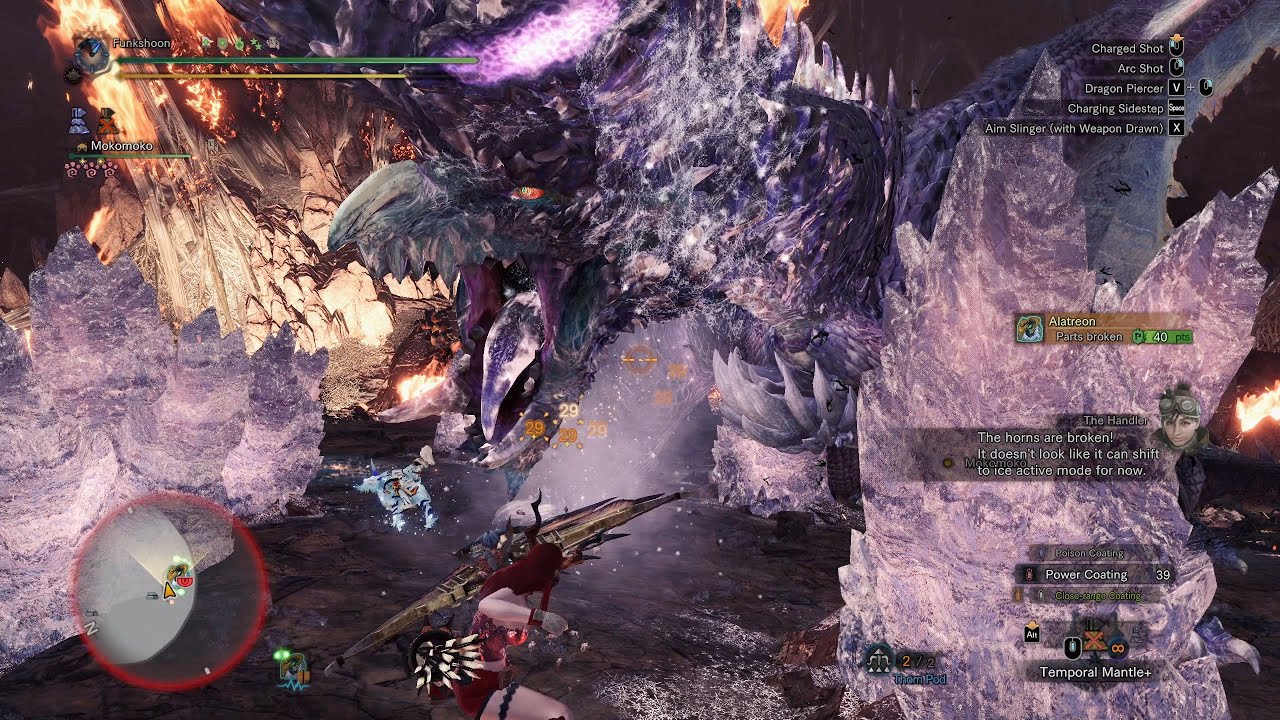 Monster Hunter World: Iceborne - The Evening Star Alatreon bow solo