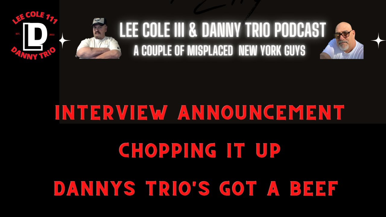 Great interview coming up and Danny has a beef and lets chop it up