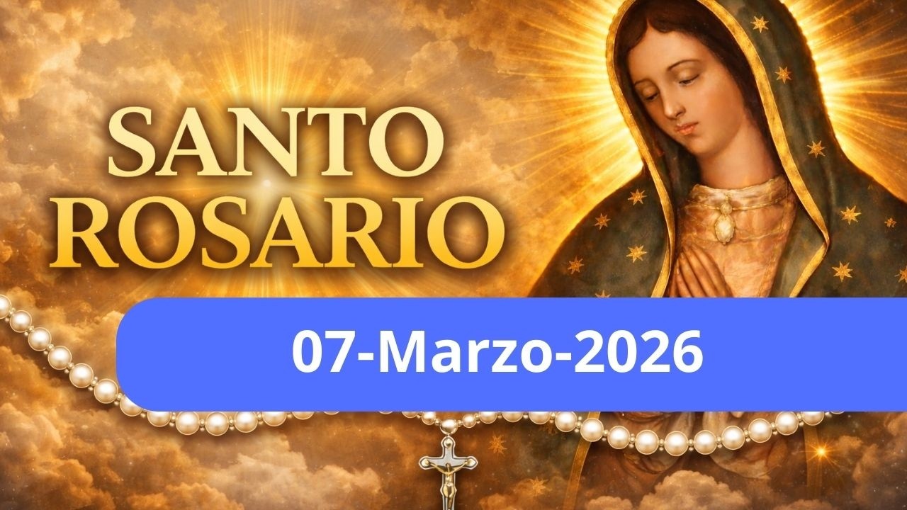 Santo Rosario de Hoy | Sábado 7 de Marzo | Misterios Gozosos| Reza el Santo Rosario