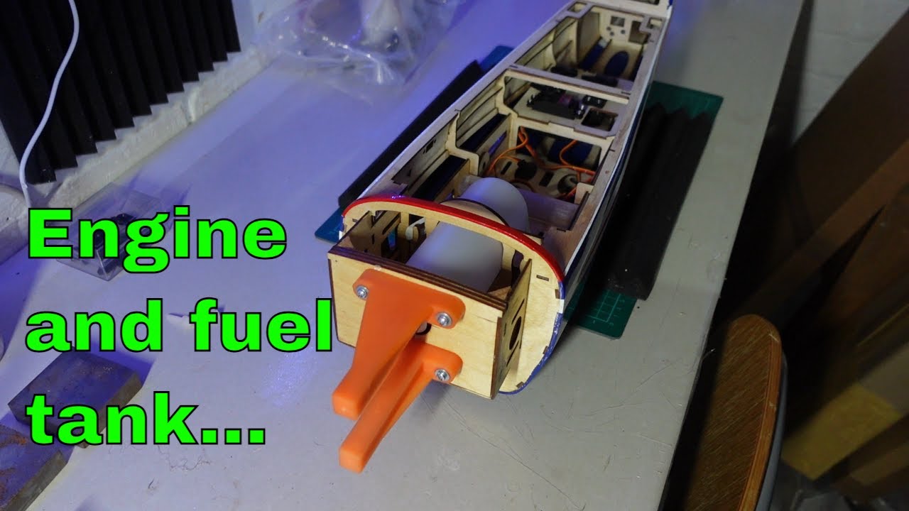 Seagull Models Extra EA 300L Build Part 1 - Engine and tank install
