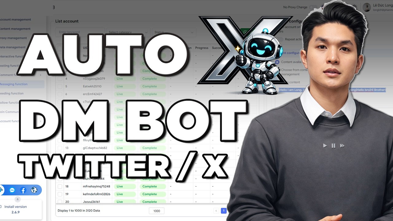 Twitter Auto DM Bot 2026 | Send Automated Direct Messages on X