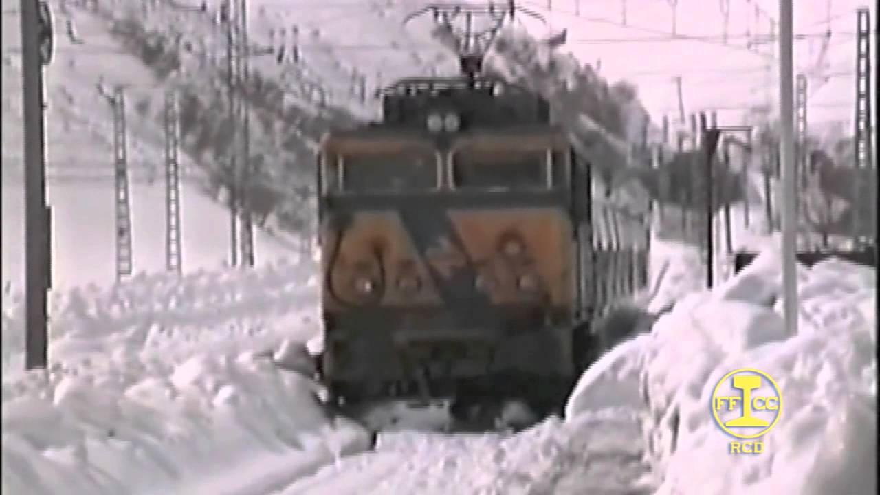 Nieve. Estación de Busdongo.