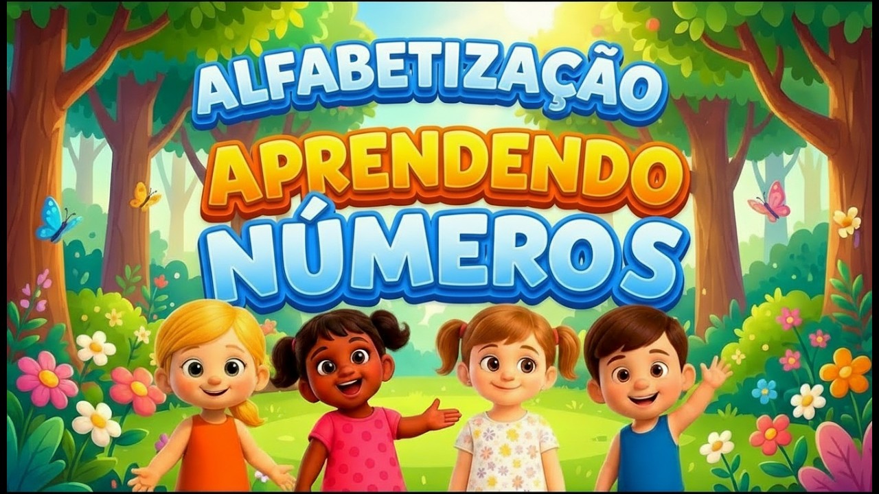Aprendendo os Números | Criancinhas Da Fé | Ensinando os Números Para Crianças | Alfabetização