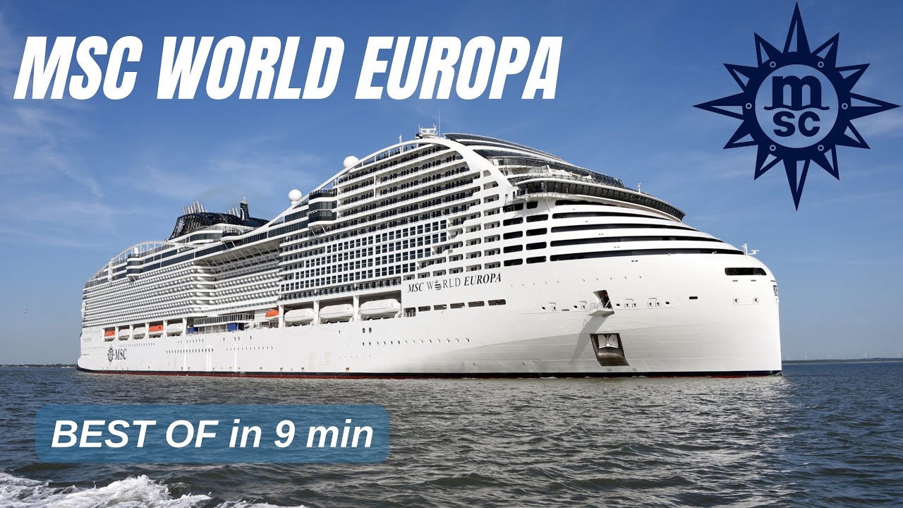 MSC World Europa - Best of the ship in 9 Minuten