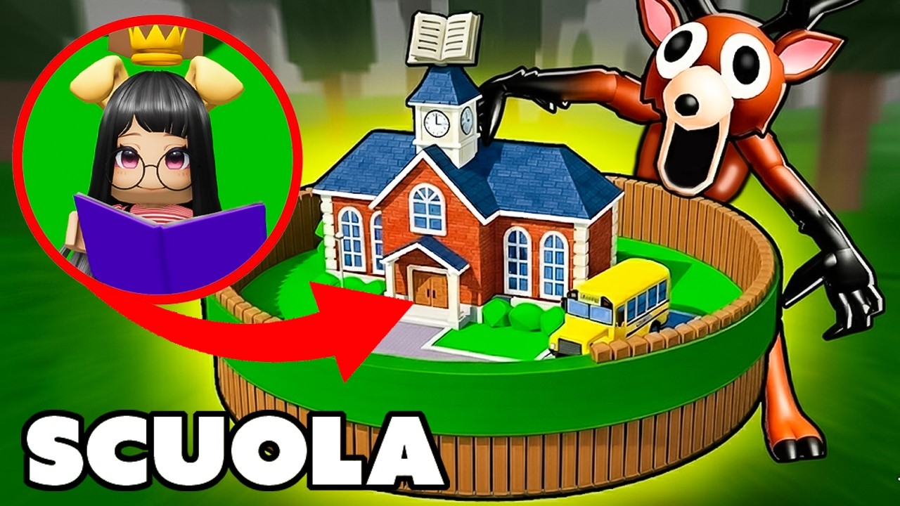 Costruisco una Scuola su 99 Notti nella Foresta Roblox!