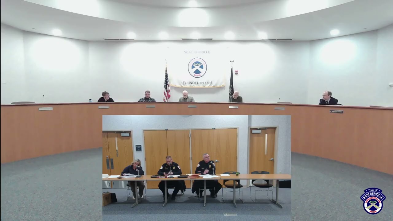 March 5, 2026 Town of Schererville Merit Board Meeting