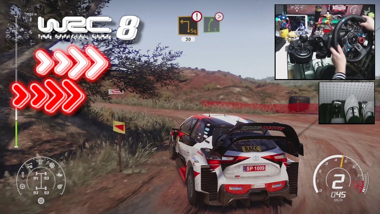 WRC 8 Toyota Yaris WRC Rally de España / Logitech G29