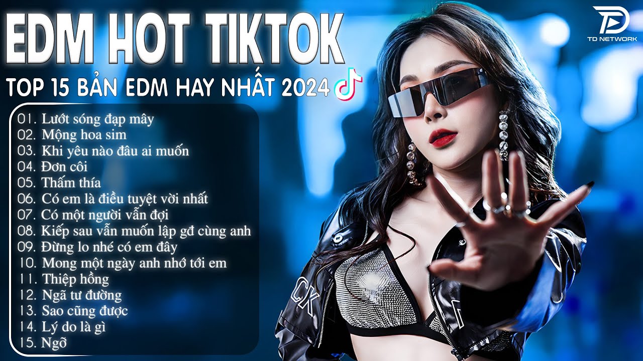 Lướt Sóng Đạp Mây Remix ♫ BXH Nhạc Trẻ Remix Hay Nhất  - Top 15 Bản EDM TikTok Hot Trend 2024
