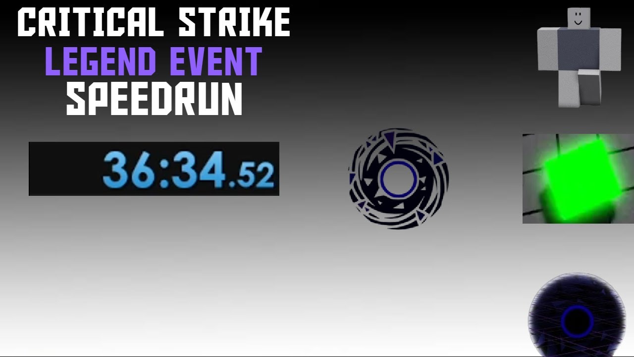 Critical Strike : Legend Event Any% Speedrun | Near Deathless | 36:24.52