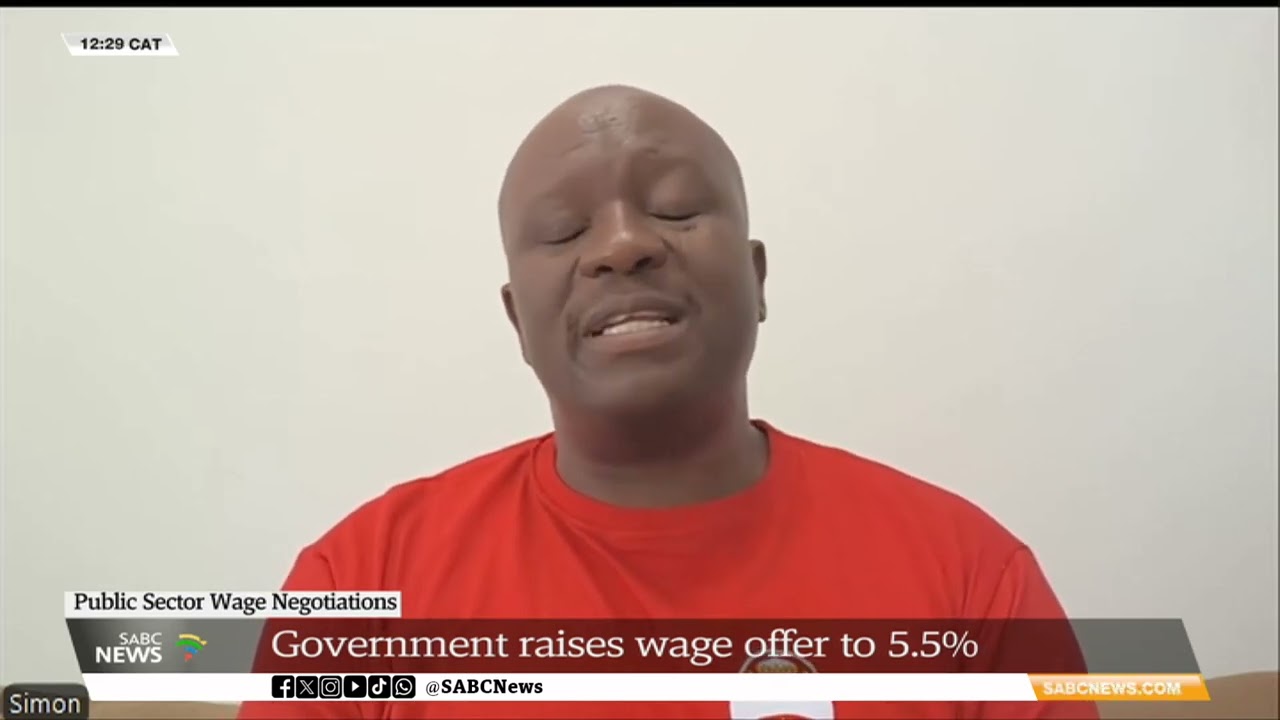 Government raises wage offer to 5,5% for public sector workers