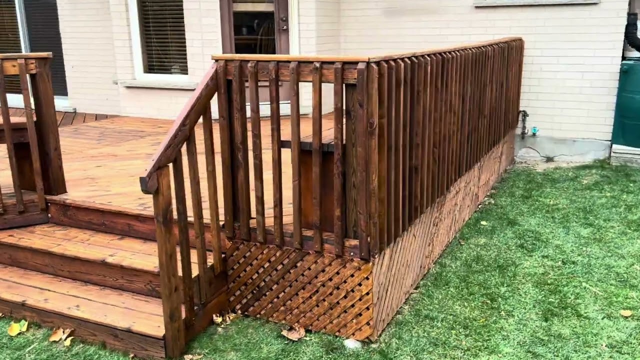 26 year old deck restored using Expert Stain & Seal oil based penetrating stain! 