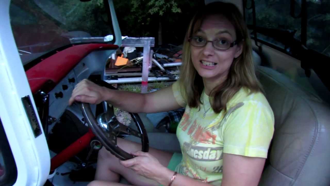 55 Chevy Truck- She drove it