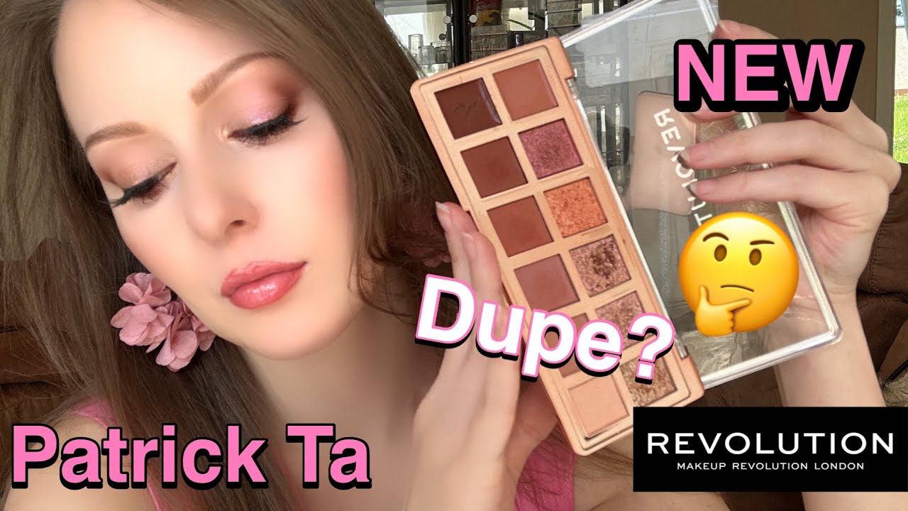*New* MakeUp Revolution Eyeshadow Palette THE TRUE ICON BRONZE is it DUPE🤔? #dupes