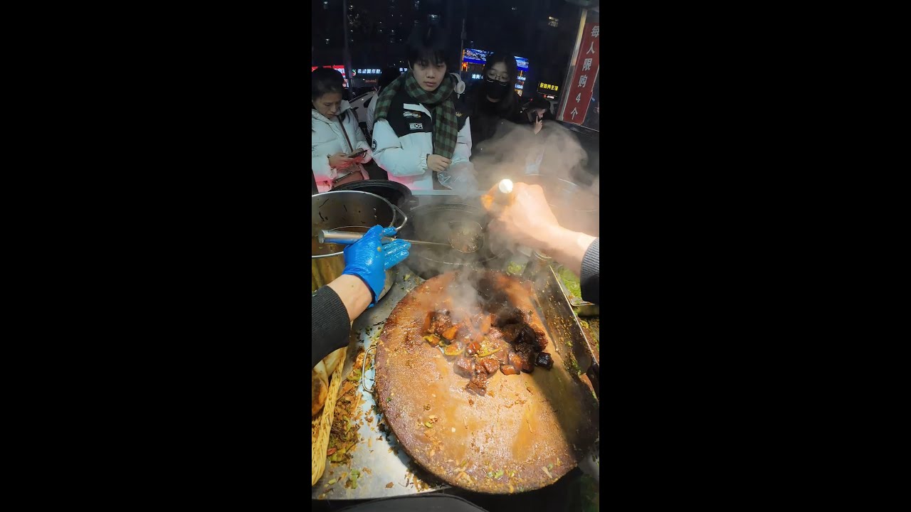 🔴 LIVE: Street Pork Sandwich (Roujiamo) Sizzling on the Grill | China Food POV in Action
