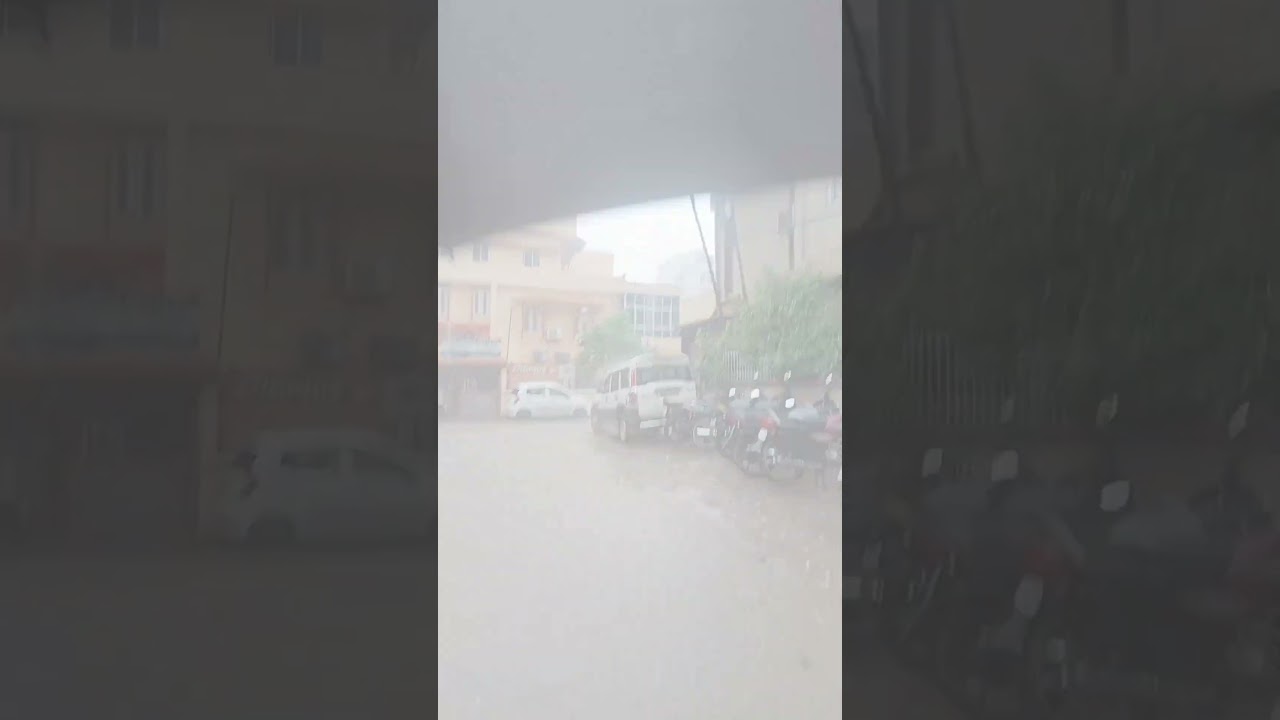 After long time heavy rain in patna#rain#weather#love