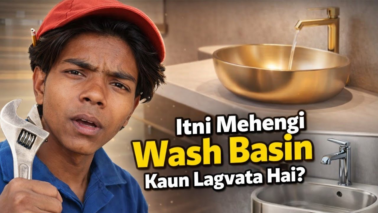 Yah kitni mahangi wash basin hai 😱