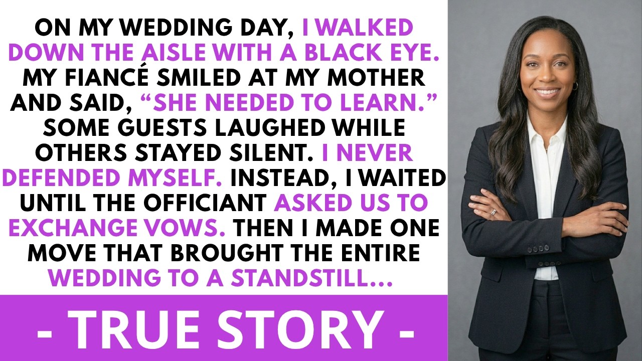 On my wedding day, I walked in with a black eye My fianc&eacute; smiled at my mother and. | Soft Revenge